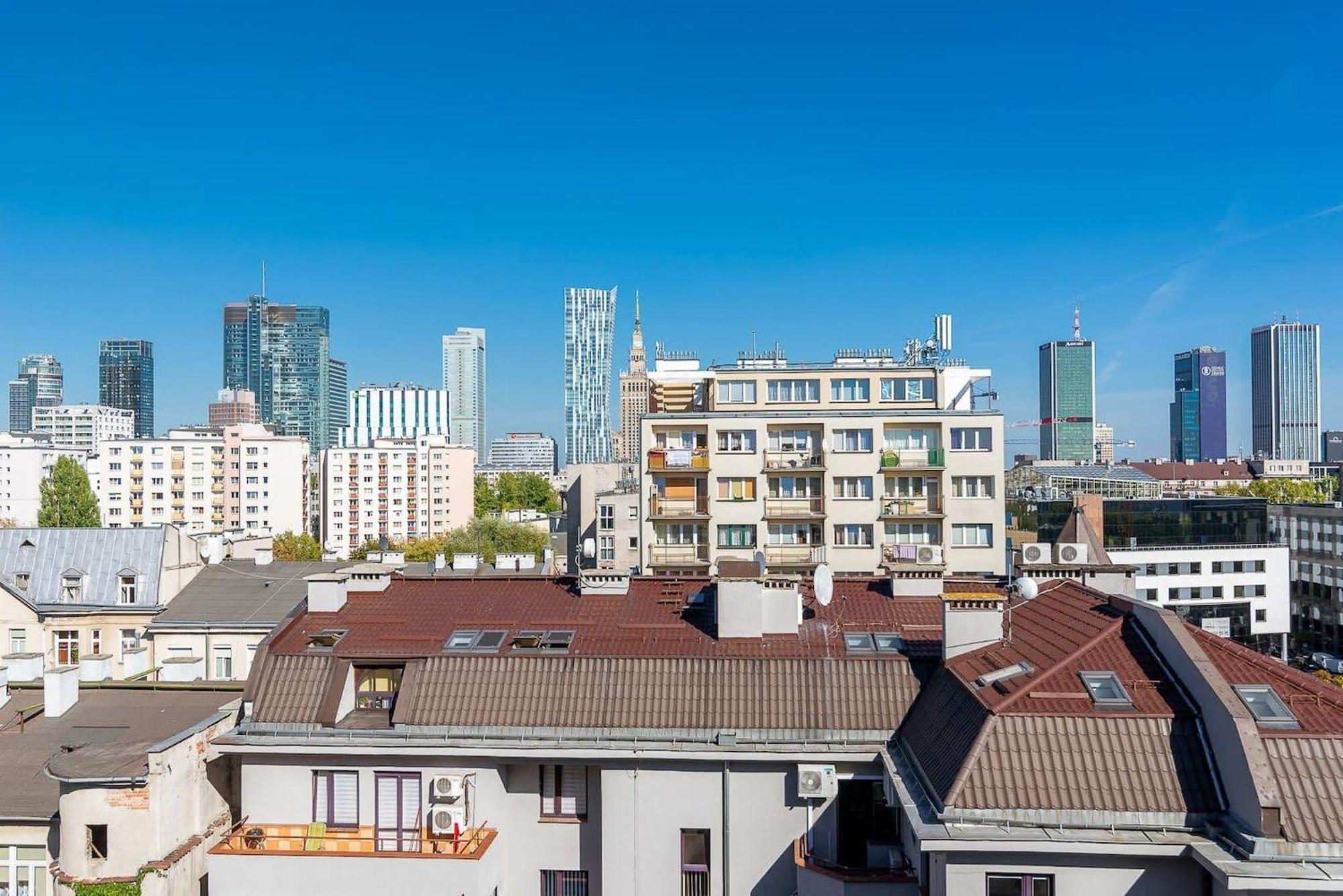 Navy Aesthetic Apartment With Balcony By Noclegi Renters วอร์ซอ ภายนอก รูปภาพ