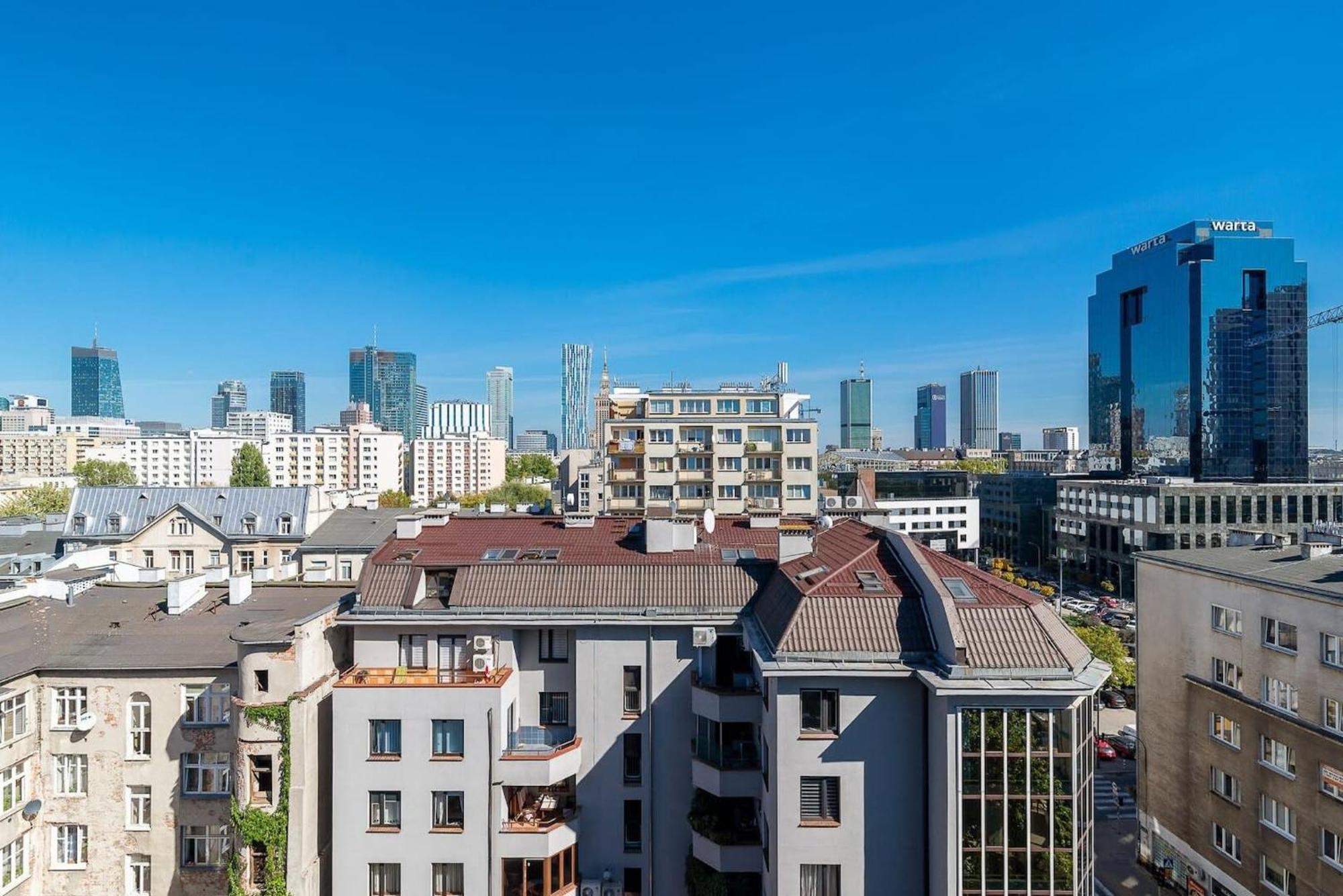 Navy Aesthetic Apartment With Balcony By Noclegi Renters วอร์ซอ ภายนอก รูปภาพ